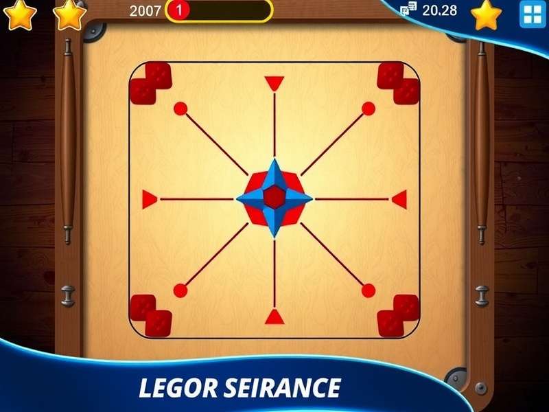 Carrom Turbo Legend Gameplay Screen